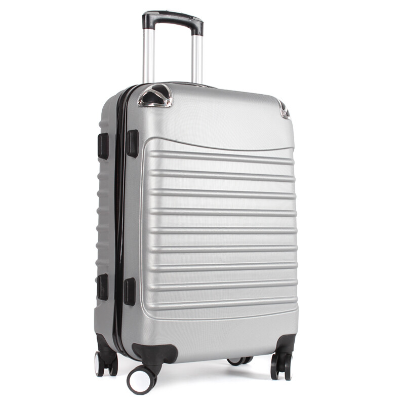 拉桿箱萬(wàn)向輪男女行李箱 旅行箱 20/24寸托運(yùn)密碼箱 登機(jī)箱 灰色 24寸可托運(yùn)