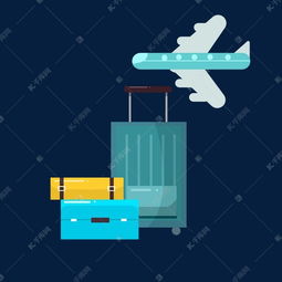 飛機行李托運旅行素材圖片免費下載 千庫網(wǎng)